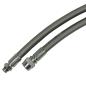Preview: Smooth Pro Inflatorschlauch 3/8"M x QD 56cm Gunmetal