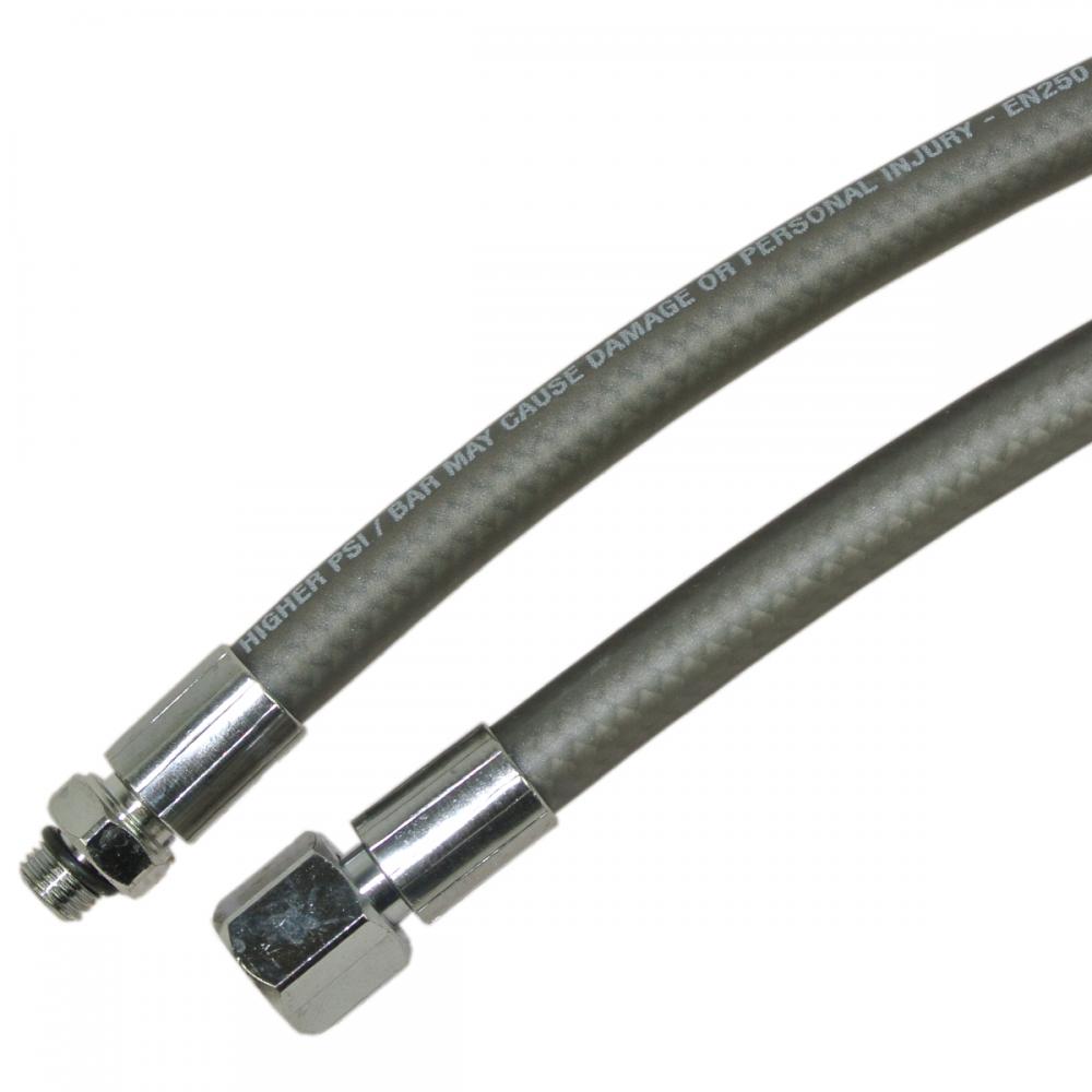 Smooth Pro Regulator Hose 3/8"M x 9/16"F 210cm Gunmetal