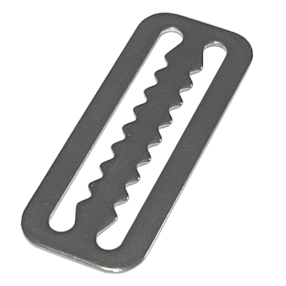 Gurtstopper 50mm gezahnt Edelstahl