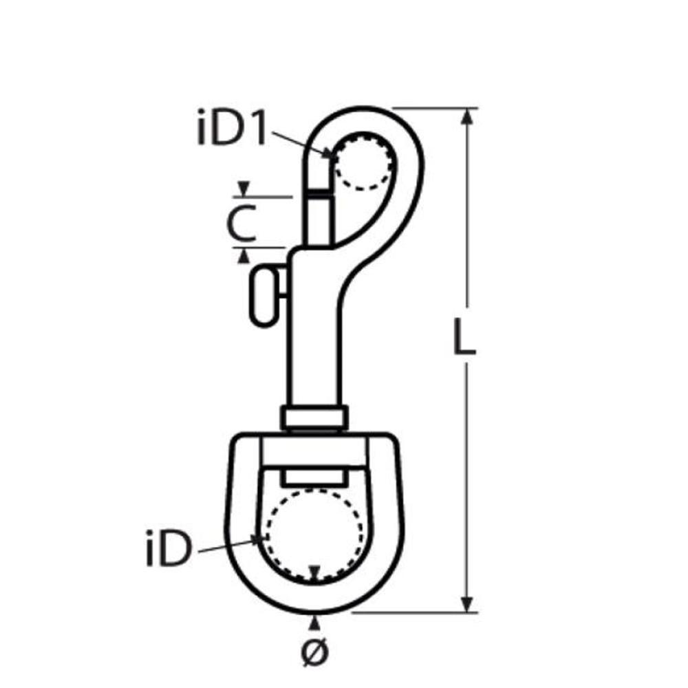 Boltsnap Stainless Steel 87mm