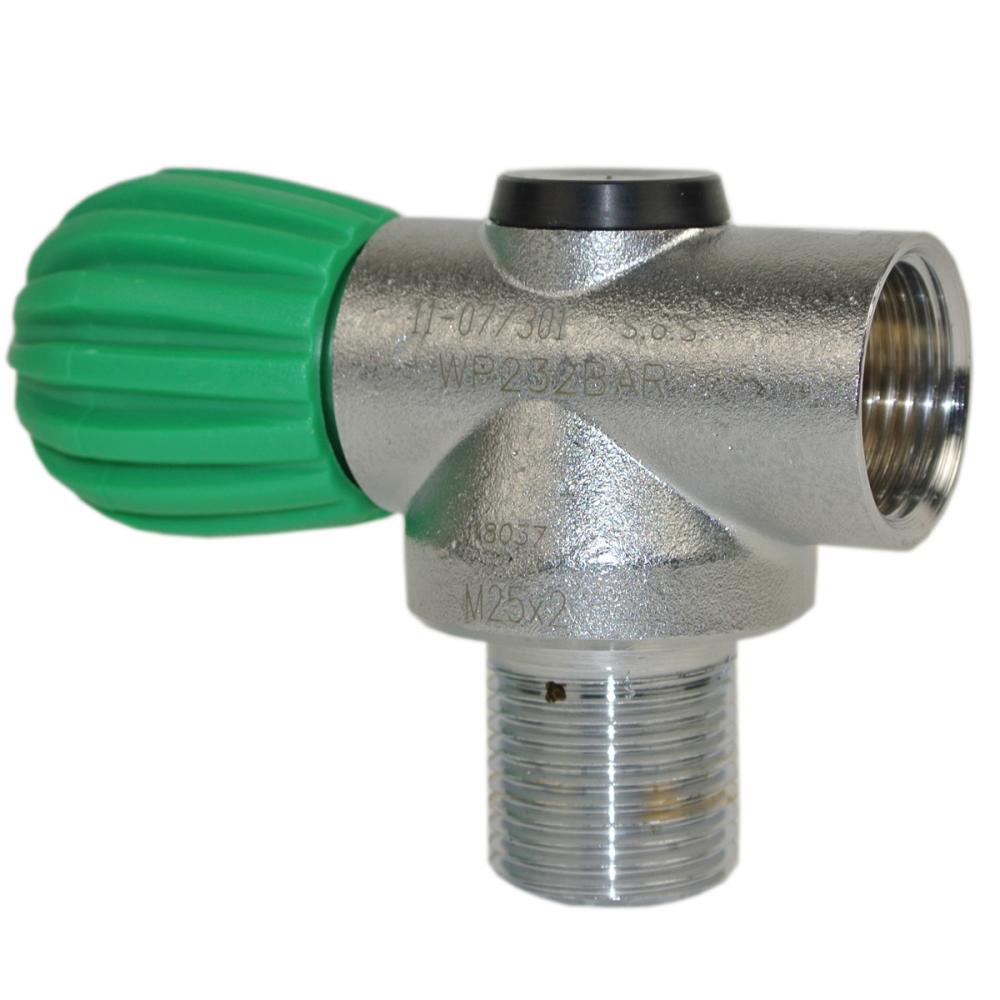 Rebreather Valve M26x2 230bar not expandable M25x2